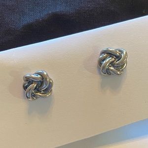James Avery Lovers Knot earrings